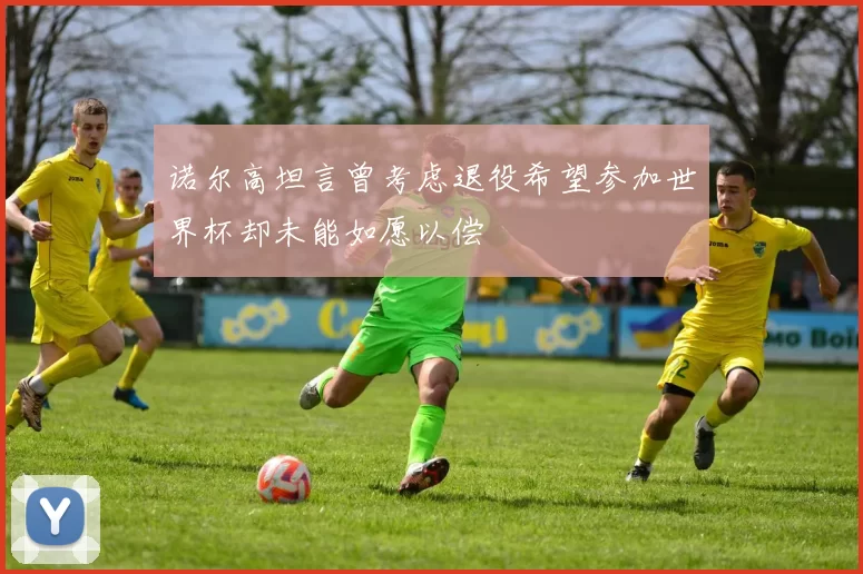 诺尔高坦言曾考虑退役希望参加世界杯却未能如愿以偿